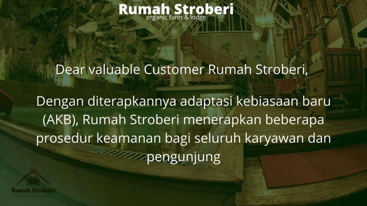 Rumah Stroberi Organic Farm & Family Lodge Lembang Luaran gambar