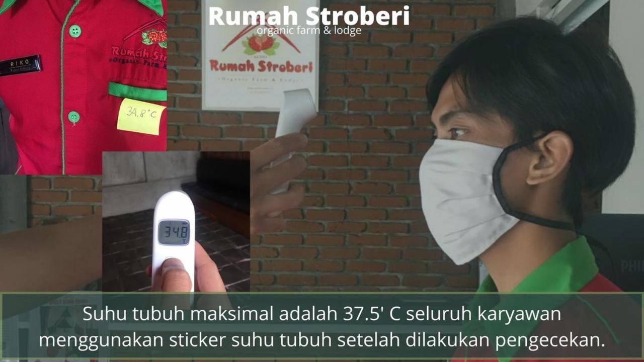 Rumah Stroberi Organic Farm & Family Lodge Lembang Luaran gambar